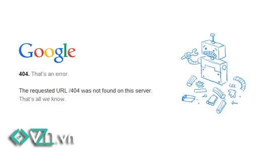 Trang báo lỗi 404 là gì và cách giải quyết