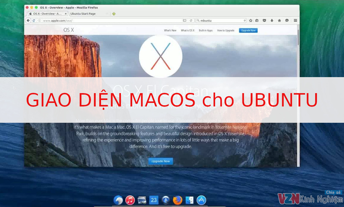 Hướng dẫn cài giao diện MacOS cho Ubuntu