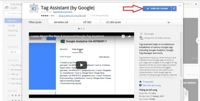 tag assistant google chrome