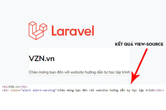 Include view trong Laravel