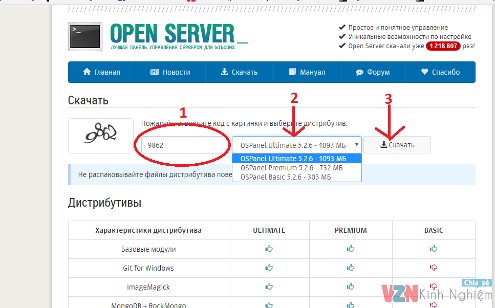 Hướng dẫn cài đặt và sử dụng Openserver (cài localhost trên máy tính)